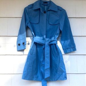 Beautiful blue trench coat